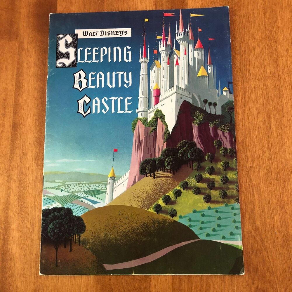 Walt Disney Disneyland Sleeping Beauty Castle Souvenir Booklet 1957 Vintage